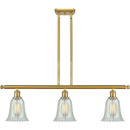 

Satin Gold Tone Island Lighting 36 Wide Steel/Cast Brass/Glass Medium Base 3 Light Fixture