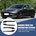 thumbnail image 3 of Fibra De Carbono Manija Exterior Del Coche Pegatina Decorativa Tiras Anticolisión Tira Protectora Antiarañazos Para Tesla Modelo 3 4 Uds, 3 of 6