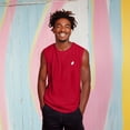 thumbnail image 3 of Dalix Ghost Embroidered Muscle Tank Cotton Soft Summer Mens in Red S Small, 3 of 5