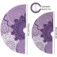 thumbnail image 3 of GZHJMY Purple Mandala Boho Christmas Tree Skirt 48" Christmas Decorations Indoor Outdoor Tree Skir for Home Holiday Party Decorations Gift, 3 of 5