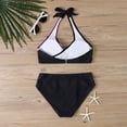 thumbnail image 5 of Pimfylm Women Bikini Set High Waisted Bathing Suits Two Piece Swimsuit Bikini Swimwear(Pink,XL), 5 of 7
