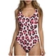 thumbnail image 3 of TaTaai Women's High Cut Backless Bikini, Floral Print Strappy Swimsuit with Non-Wired Removable Padding, Ideal for Beach and Water Recreation Gift, 3 of 6