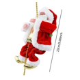 thumbnail image 2 of Climbing Santa Claus on Rope Funny with Beaded Rope for Party Indoor Outdoor, 2 of 3