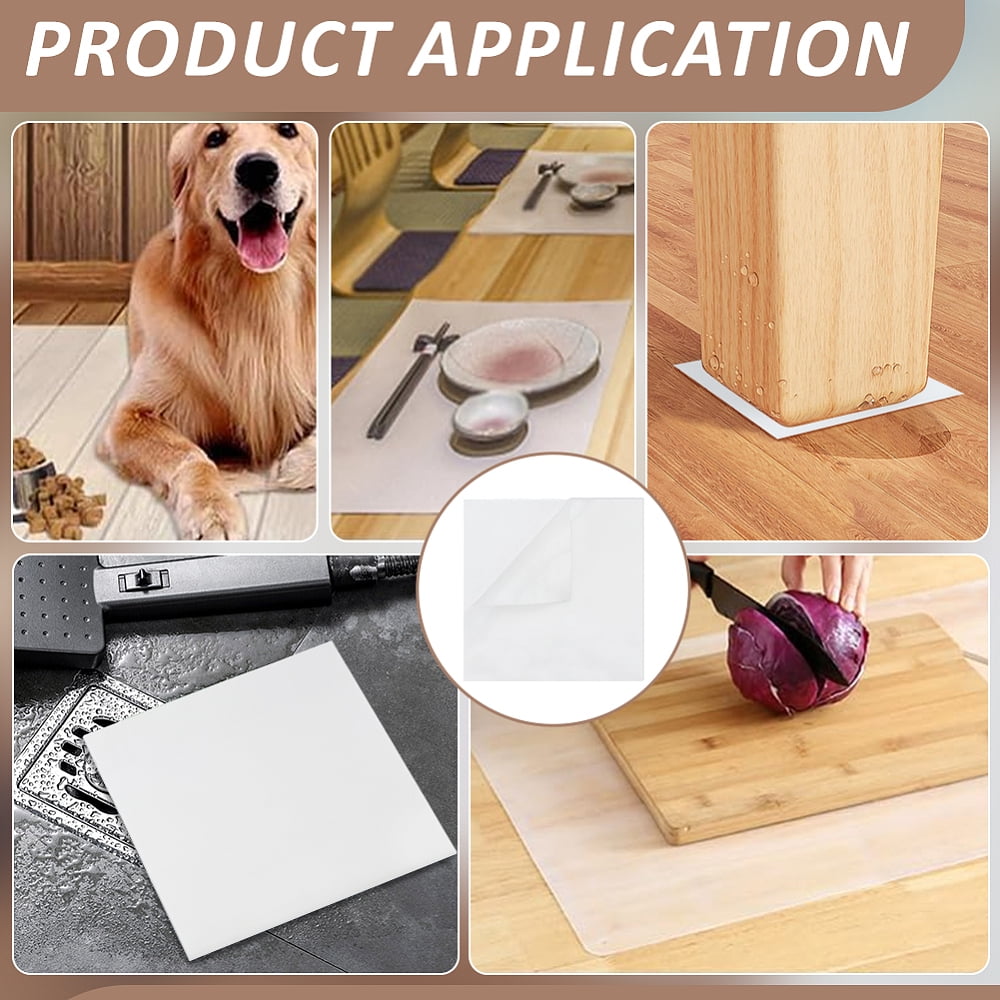 Self-adhesive Silicone Sheets Square White 250~252x250~252x3mm DIY