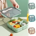 thumbnail image 6 of sruoe Bento Box, Lunch Boxes for Adults, bento box lunch, Portable Leakproof Heated Bento Container, Microwave Safe Heated Lunch Boxes for Storage Home Office Work Study, Plastic, 6 of 6