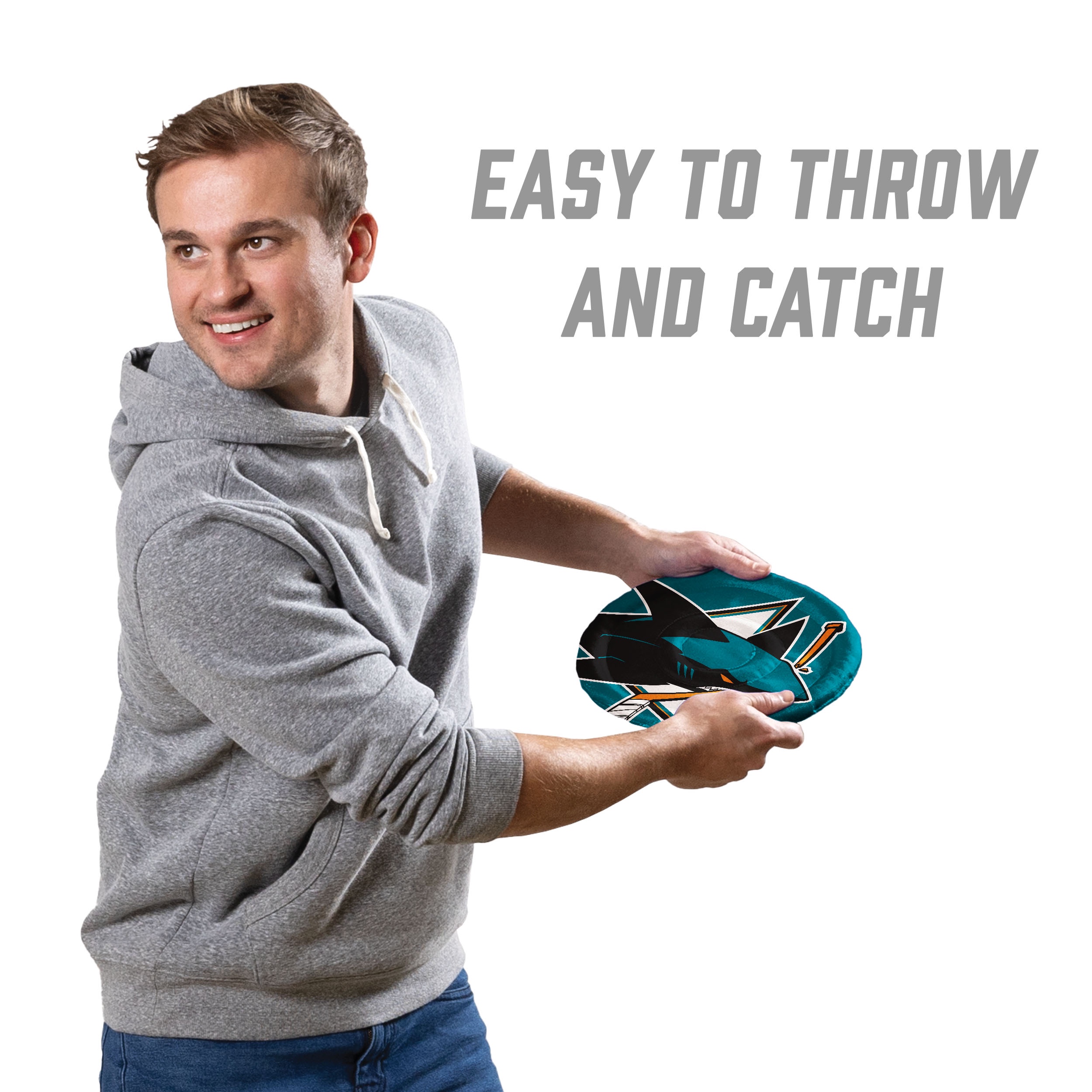 YouTheFan NHL San Jose Sharks Flimzee Bean-Bag Flying Disc