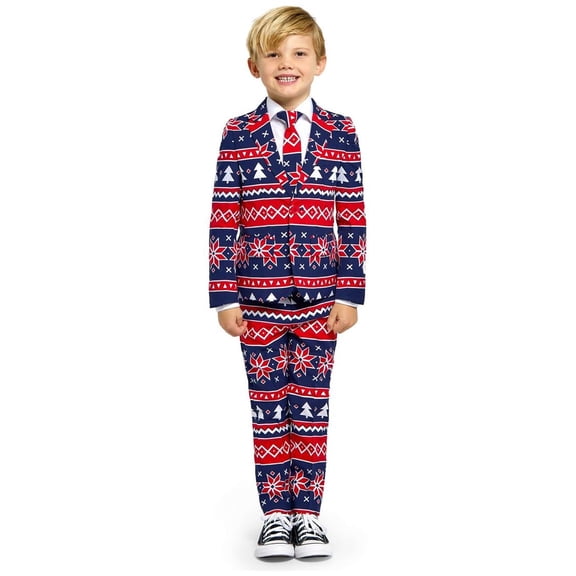 OppoSuits Boys' Suits BOYS Nordic Noel - US 4Y Multicolor