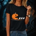 thumbnail image 2 of Akiihool Halloween Dresses for Women Halloween Shirts Womens Witch Tshirts They Missed One Shirt Spooky Tee Tops (Black,S), 2 of 9
