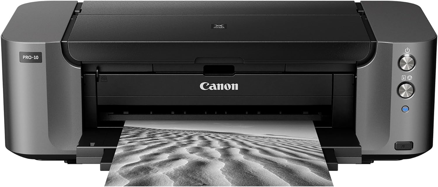 Restored Canon PIXMA PRO-10 Wireless Color Professional Inkjet Photo Printer with Wi-Fi Connectivity Technology (Refurbished)