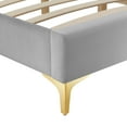 thumbnail image 6 of Modway Sutton Queen Performance Velvet Bed Frame in Light Gray, 6 of 7