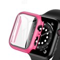 thumbnail image 1 of Vidrio templado + funda para Apple Watch Series 8/7/6/5/4/3/2/1/SE 38mm 40 41mm 42 44mm 45mm Protector de pantalla Marco de parachoques para IWatch Tan Jianjun unisex, 1 of 2