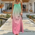 thumbnail image 2 of GHIIYER Robes Maxi pour Dames Femmes Robe Aguichant Dos Nu Imprimée Coupe Ample Sans Manches Longue Légère Confortable à Porter, 2 of 7