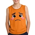 thumbnail image 3 of LIBRCLO Kids Tank Tops for Boys Size 6 Years Round Neck Soft Thin Undershirts Quick Dry Summer Beach Tops Fashion Prints Sleeveless T Shirts Orange, 3 of 6