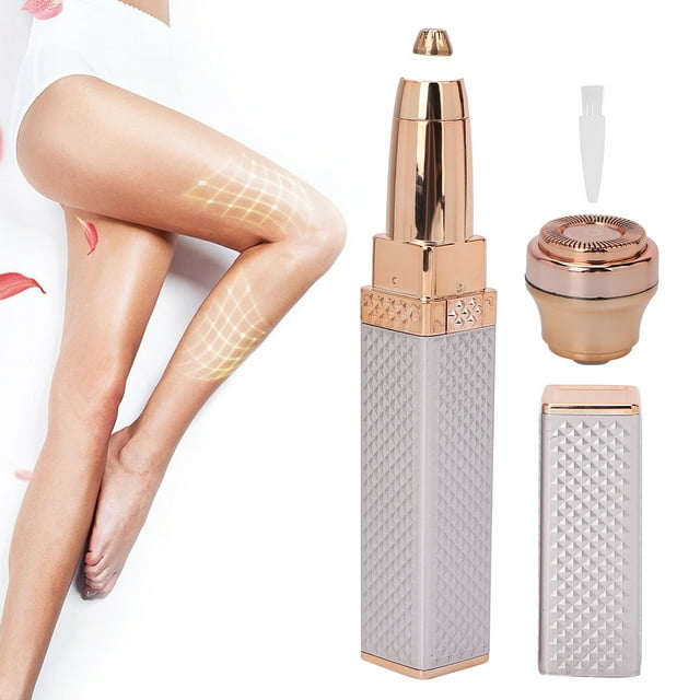 Electric Eyebrow Epilator, Female Eyebrow Epilator Eyebrow Trimmer Hair Nose Trimmer USB Rechargeable Female Eyebrow Facial Epilator Beauty Instrument Machine