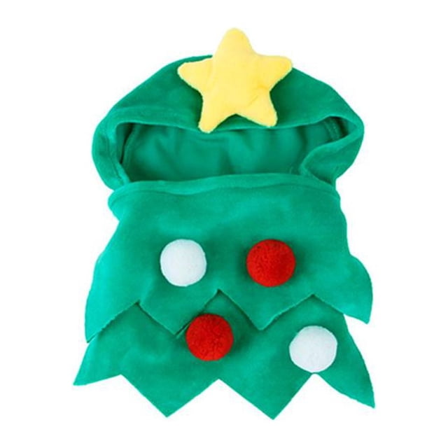 Chat Manteau de Noël Chien Chiot Cape avec Sangle Réglable Animaux de Compagnie Vêtements Confortables pour Cosplay Parti