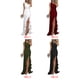 thumbnail image 5 of Qarigey Hombro inclinado Vestido de color sólido Sin mangas Vestido de fiesta de división alta Dobladillo grande con volantes Vestidos blanco SG, 5 of 6