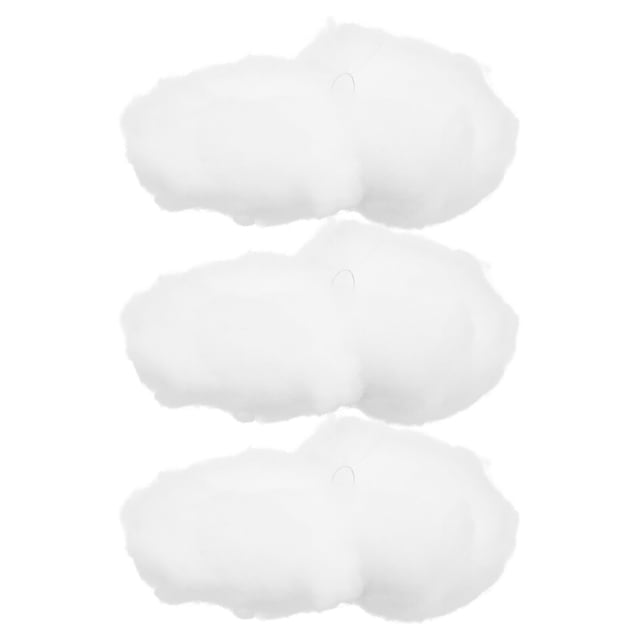 ColoMX 3 unids boda casa colgando decoración chic nube modelando artesanía bricolaje colgante blanco