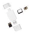 thumbnail image 3 of 2X USB-C Type C /USB 2.0 to NM Nano Memory Card TF Micro-SD Card Reader for Cell Phone &Amp, Laptop, 3 of 6