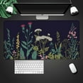 thumbnail image 2 of Large Mouse Pad 31.4 x 15.7inches 3mm XXL Extended Gaming Mouse Pad Mat with Non-Slip Base Stitched Mousepad for Computer,Office,Keyboard and Laptop-Wild Flowers，Waterproof Desk Mat, 2 of 5