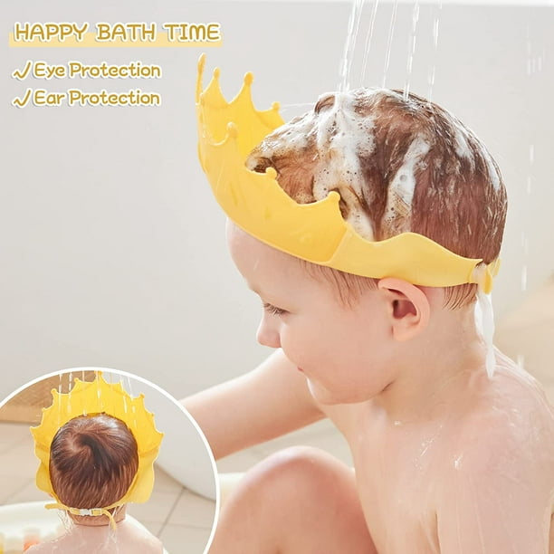 Bonnet de douche de bébé Chapeau de visière de bain doux et réglable pour  les enfants tout-petits Bébés Lavage des cheveux et bain pour protéger les  oreilles et les yeux