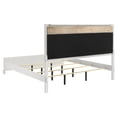 thumbnail image 5 of Barzini Wood Eastern King Panel Bed White, 5 of 11