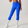 thumbnail image 4 of Outfmvch Workout Leggings Sets for Women 3d Compression Yoga Pants Yoga Pants Women Leggings with Pockets for Women Ribbed Seamless Workout Exercise Push Up Yoga A2 Blue S-L, 4 of 5