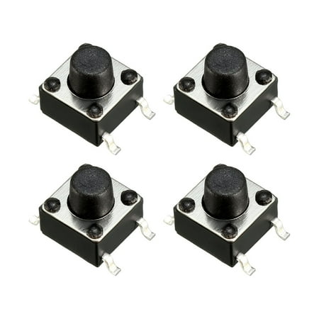 Uxcell 6x6x6mm PCB Surface Mounted Devices SMT Momentary Tactile Tact Push Button Switch 21PCS price history on PriceWatchPro