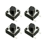 Uxcell 6x6x6mm  PCB Surface Mounted Devices SMT Momentary Tactile Tact Push Button Switch 21PCS