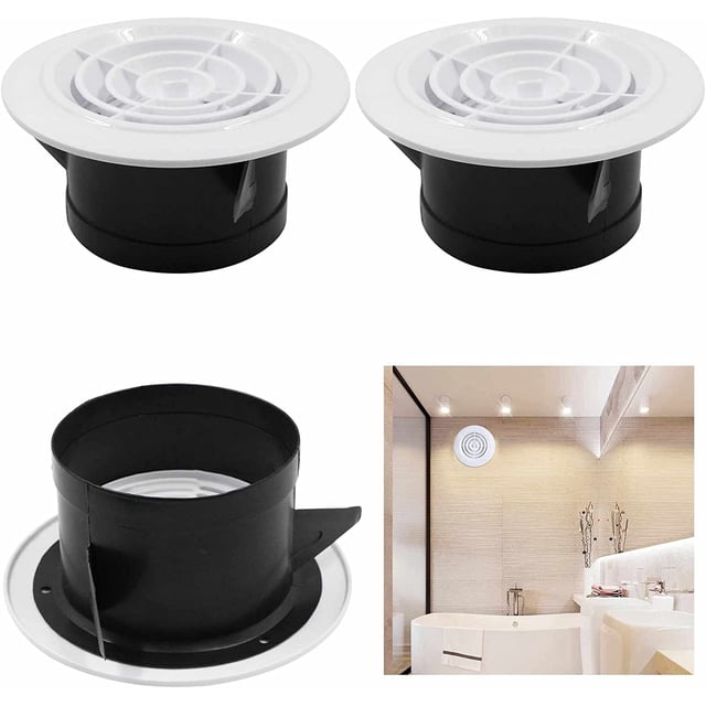 Whataatahia 3pcs - conducto de escape-salida de aire giratoria 100