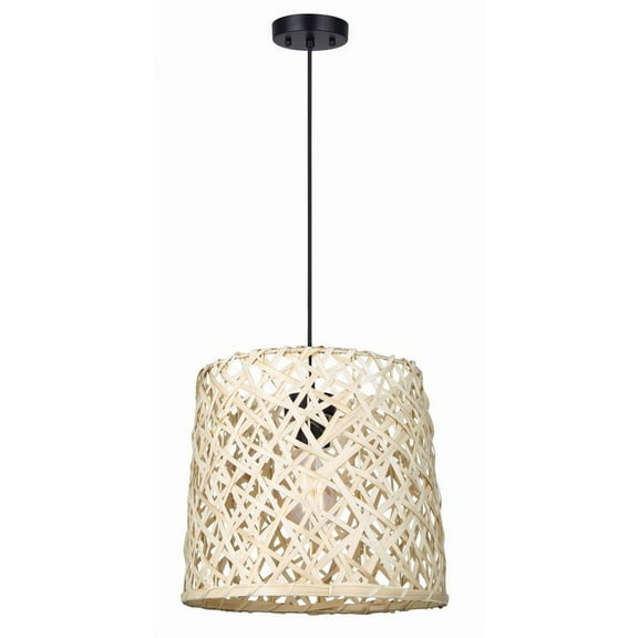 IPL2026B01BK Canarm Inc Tash - 1 Light Pendant In Contemporary Style-61 Inches Tall and 13.25 Inches Wide