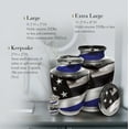thumbnail image 4 of Extra Large Blue Line Police Urns for Cremation Ashes Large Urn XL or Small Keepsake Urns for Adult Cremation Ashes & Urns for Human Ashes for Home or Burial Cremation Urns, 4 of 12