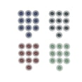 thumbnail image 4 of Kit de Discos de cerdas Yuxing 60 cepillos de rueda de disco de cerdas de 1 pulgada color mezclado, 4 of 5