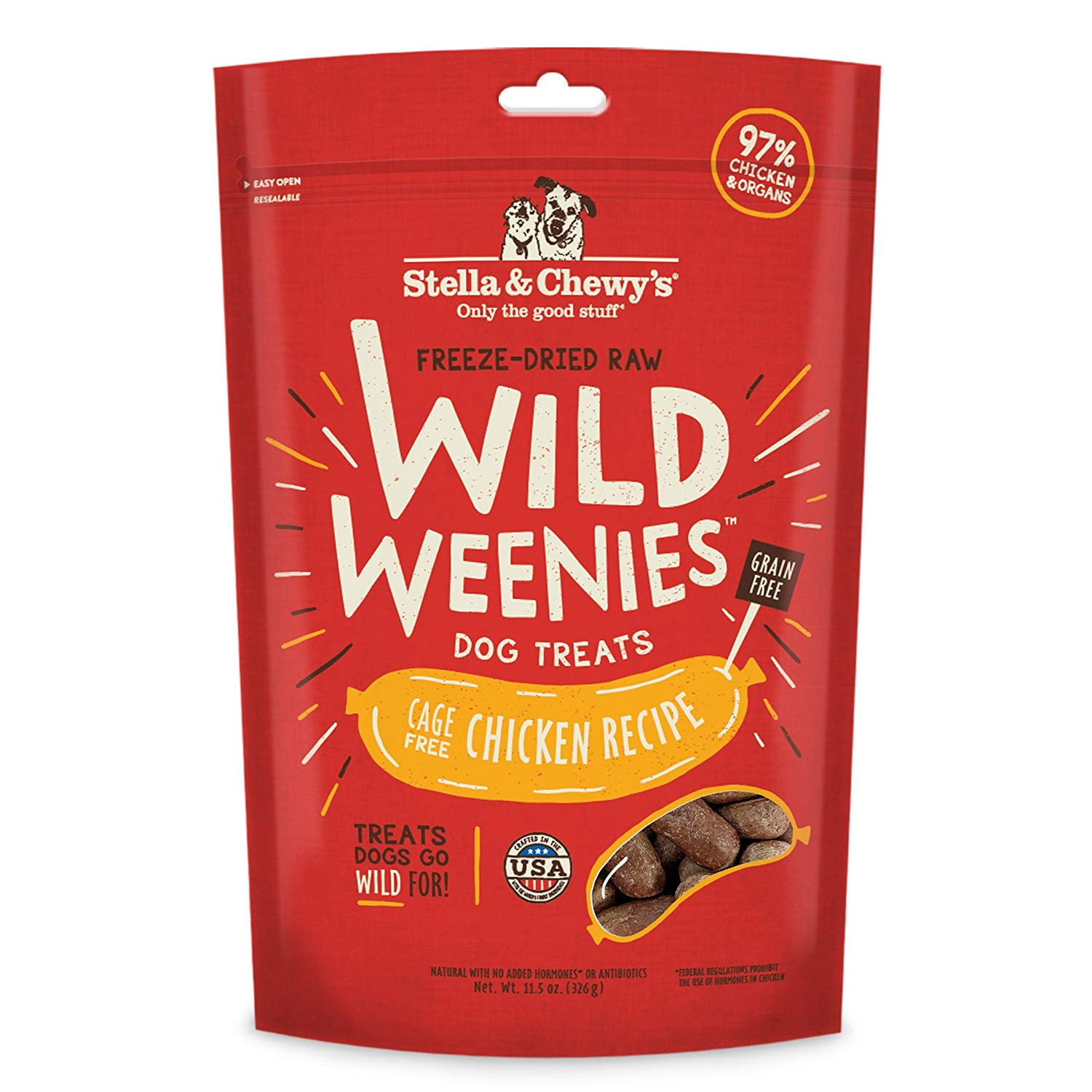 Stella & Chewy's Chicken Wild Weenies FreezeDried Dog Treats, 11.5 oz