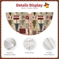 thumbnail image 3 of Haiem Rustic Plaid Forest Lodge Pattern Christmas Tree Skirt Merry Christmas Party Christmas Tree Decoration,New Year Decorations-30", 3 of 6