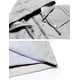 thumbnail image 4 of Gabardina impermeable LOMON con capucha larga para mujer, gris, XL, 4 of 6