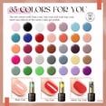 thumbnail image 2 of Set de esmaltes de uñas en gel ROSALIND, 38 unidades, con base y capa superior, 35 colores, 2 of 9