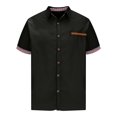 thumbnail image 1 of pstuiky camisetas de hombre, Camiseta informal de verano para hombre, de color liso, holgada, de manga corta y cuello redondo camisas casuales para hombre xl, 1 of 5