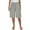 Gray, variant on Jalioing Women's Knee Length Shorts Casual Loose Drawstring Elastic Waist Summer Shorts with Pocket