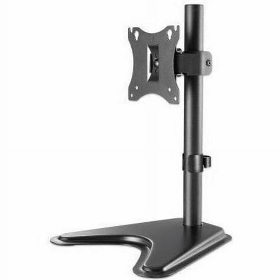 Desk Mount for TV & Monitors, Stand Assembly, Tilt/Swivel/Rotation, For screens 10" to 27" , VESA compatability: 75x75 and 100x100mm, check the dimensions of the four mounting holes on back of