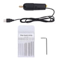 thumbnail image 4 of Kit de Mini-Perceuse Électrique, Ensemble de Mini-Perceuse Électrique, Mini-Perceuse Électrique USB Haute Vitesse Acier ABS Fer Micro Électrique à Main, Outils Électriques, 4 of 7