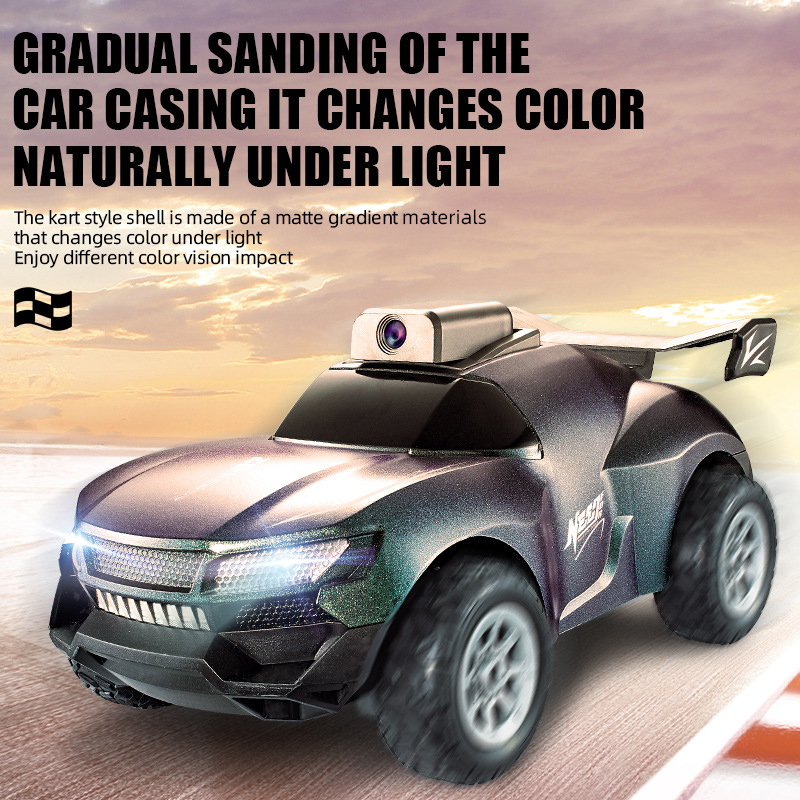 Fpv RC Car With Hd 1080P Camera, 2.4Ghz Remote Control Car Speed Adjustable Electric High Speed Vehicle With Colorable Shells For Kids Adults