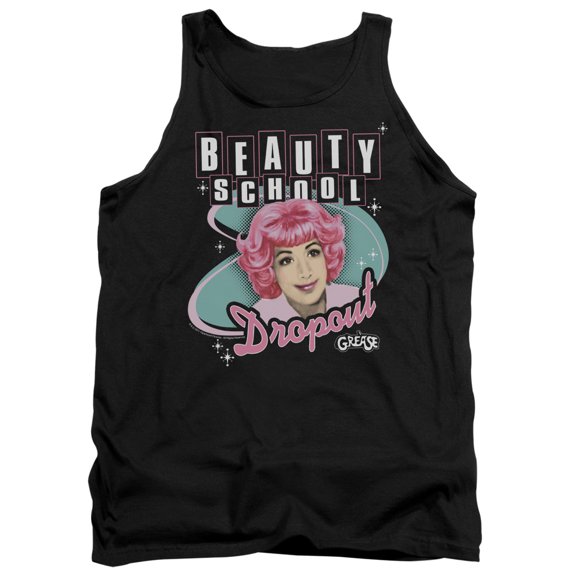 Grease Beauty School Dropout Adult Tank Top Black