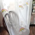 thumbnail image 4 of Advancent Cortinas bordadas para niños ligeras y transpirables de arcoíris para un aspecto cómodo y suave Type2 NO2, 4 of 6