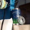 thumbnail image 3 of Seattle City Tumblers with Lid and Straws, 20oz Travel Mug Keeps Drinks Cold & Hot Stainless Steel Insulated Cup, Gift for Football Fans, 3 of 6