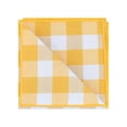 thumbnail image 4 of INSPIRE CHIC Men's Pocket Squares Checkered Handkerchiefs Buffalo Plaid for Wedding Party Yellow White One Size, 4 of 4