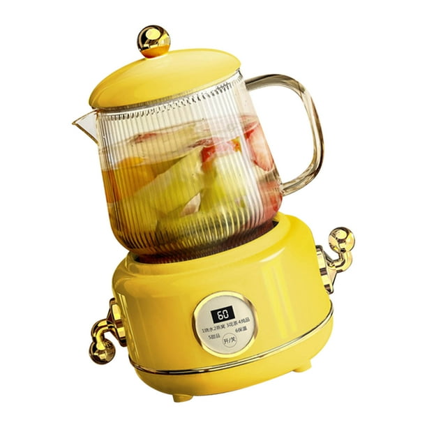 Mini Hervidor Eléctrico, Olla Saludable, Tetera Multifuncional De Acero Inoxidable, Tetera para Bebidas para El Cuidado De La Salud, Compacta Y Liviana