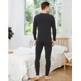 thumbnail image 3 of INNERSY Mens Thermal Underwear Sets Long Johns Soft Warm Long Underwear (XS, Charcoal Gray), 3 of 6