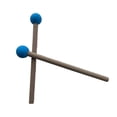 thumbnail image 2 of kusrkot 2 Pcs Bâtons de Glockenspiel Maillet en Caoutchouc pour Batteurs Praticiens Bleu, 2 of 6