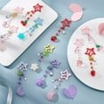thumbnail image 4 of 12 pinzas para el cabello con forma de estrella, colgantes de cuentas, antideslizantes, brillantes, con broche metálico, para mujer, 4 of 7