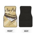 thumbnail image 2 of Disketp We Live for Adventure for Crystal Velvet Car Mats Four-Piece Set,All-Season Automotive Protection, Vehicles, Cars, Trucks, and SUVs,Anti-Slip Design, 2 of 7